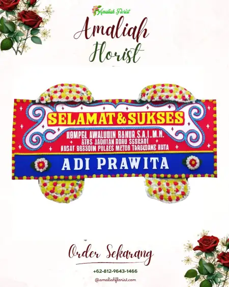 Papan Bunga Ucapan Selamat Mojodoyong